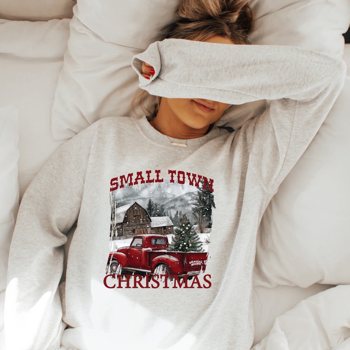 SMALL TOWN CHRISTMAS - THIN MATTE CLEAR FILM