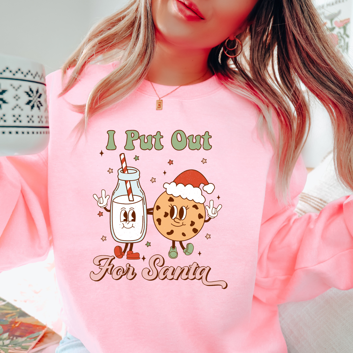 I PUT OUT FOR SANTA - THIN MATTE CLEAR FILM