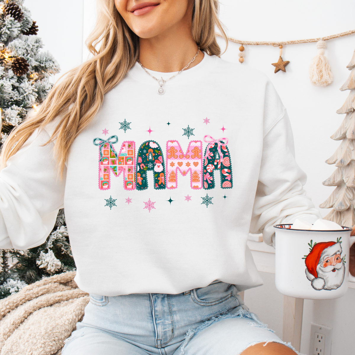 FESTIVE MAMA - THIN MATTE CLEAR FILM