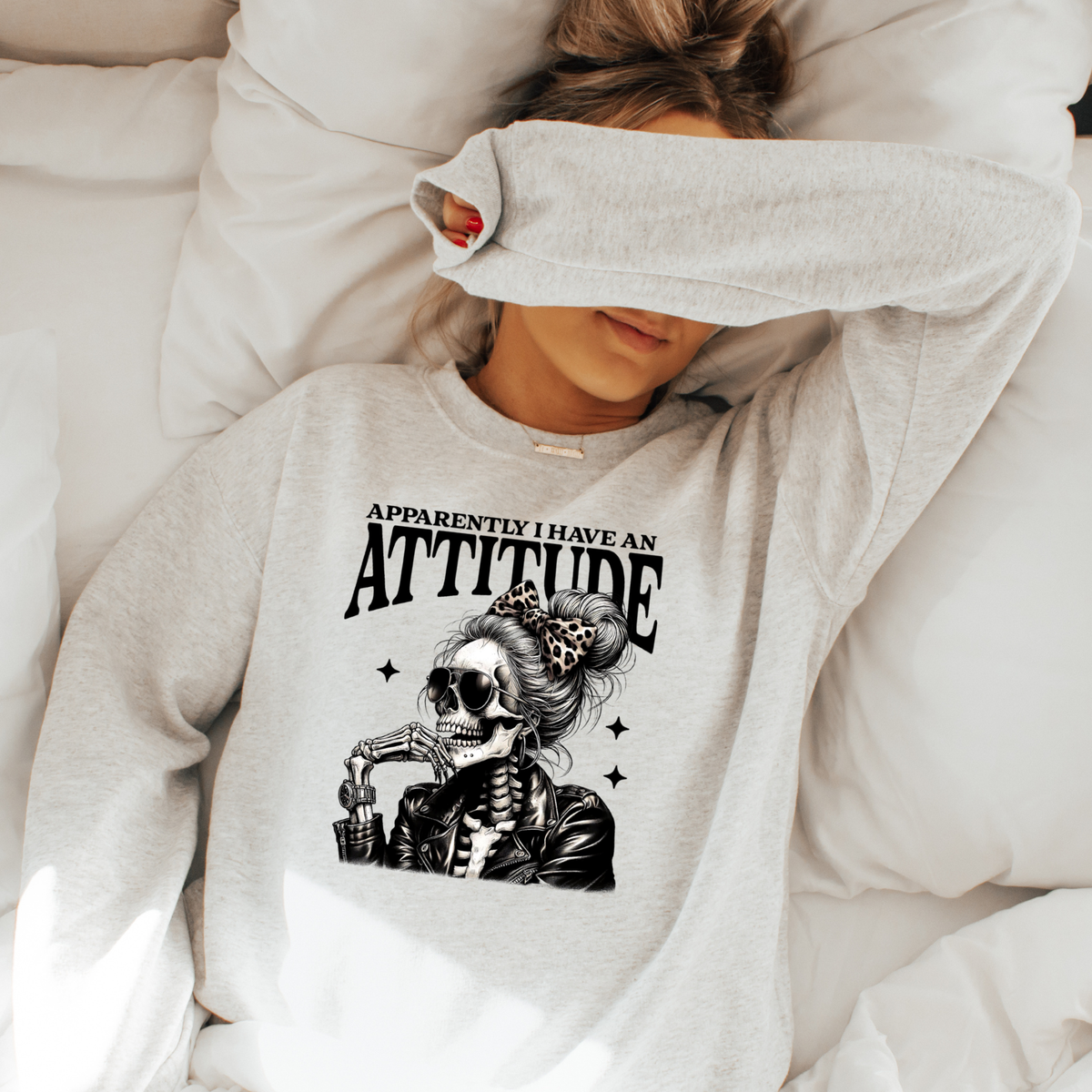 APPARENTLY I HAVE AN ATTITUDE - THIN MATTE CLEAR FILM