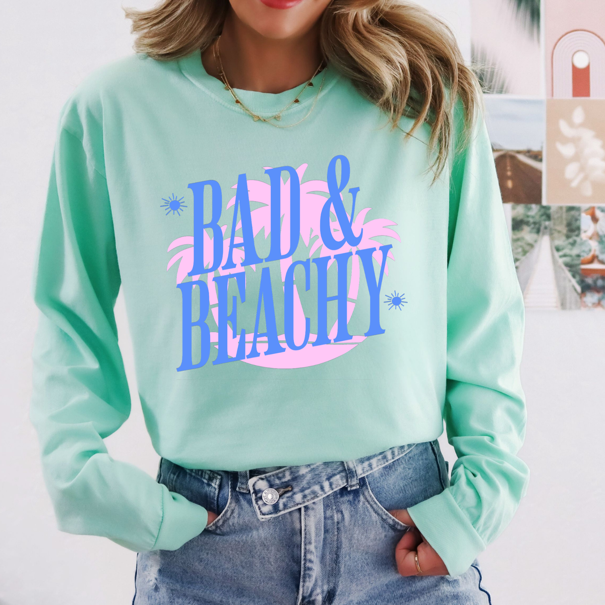 BAD AND BEACHY  - THIN MATTE CLEAR FILM