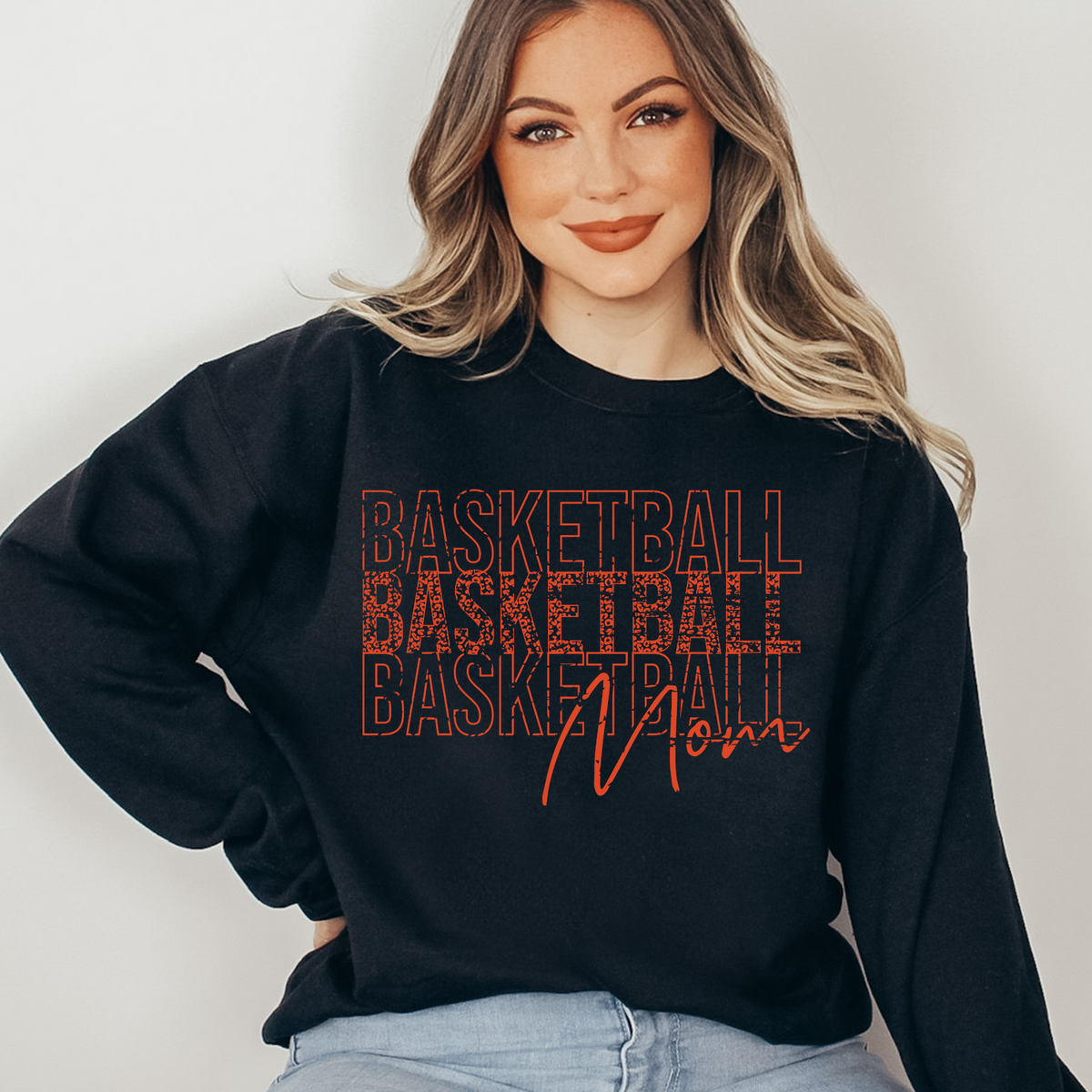 BASKETBALL MOM - ORANGE