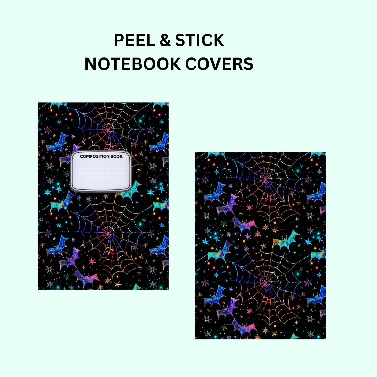 BATS AND WEBS NOTEBOOK COVER SET - MADE TO ORDER