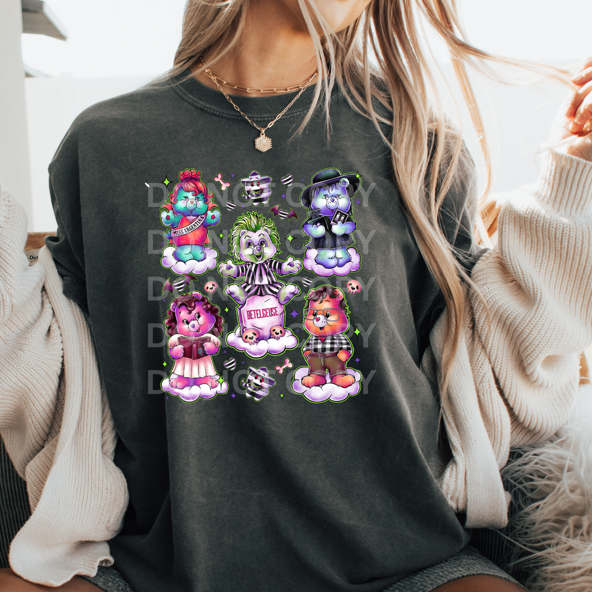 BEETLEJUICE BEARS- THIN MATTE CLEAR FILM
