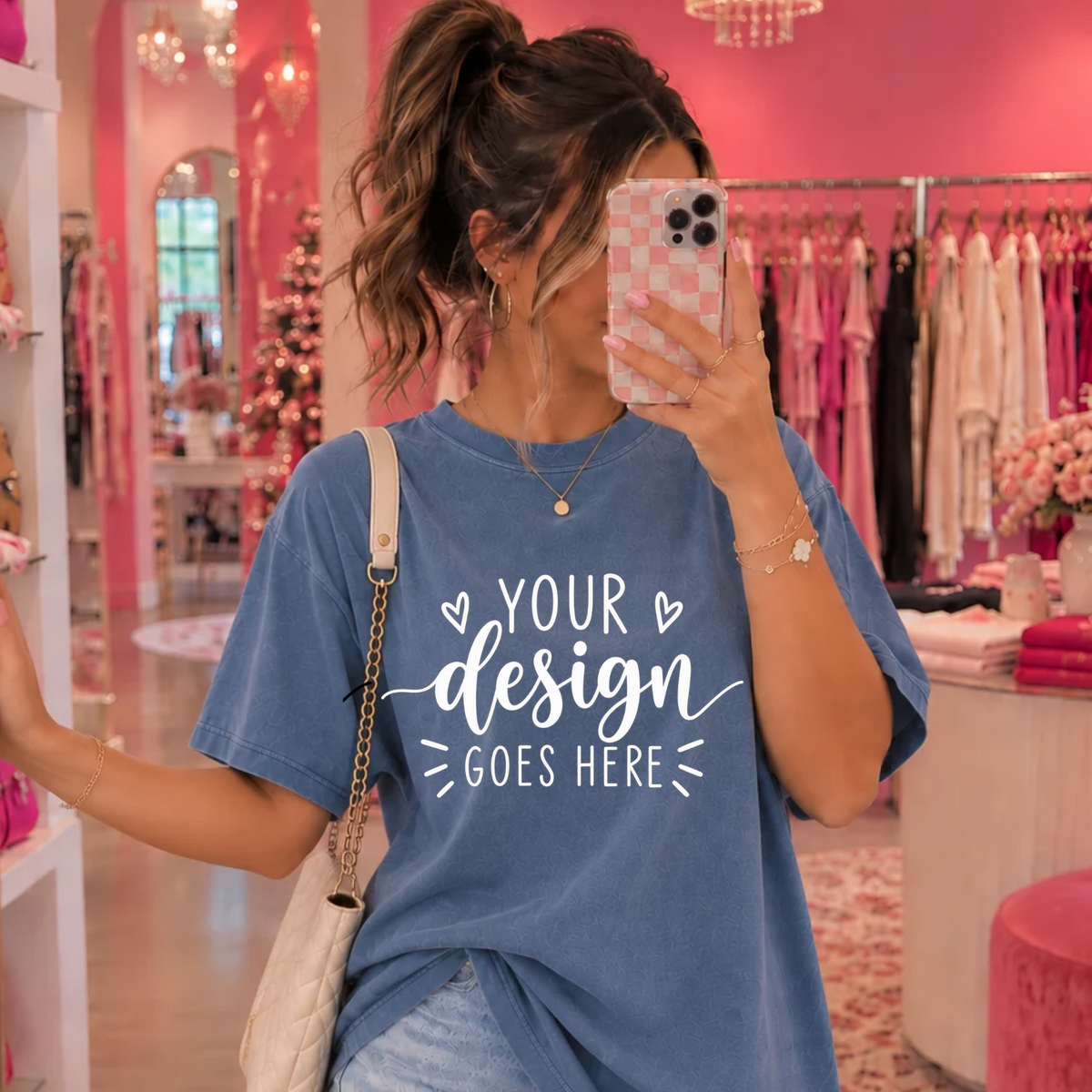 BLUE JEAN CC BOUTIQUE MOCKUP - DIGITAL DOWNLOAD