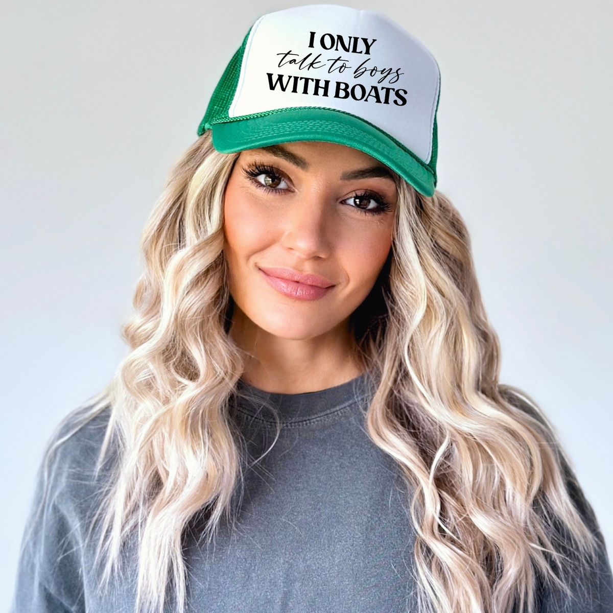 I ONLY TALK TO BOYS WITH BOATS POCKET  - THIN MATTE CLEAR FILM