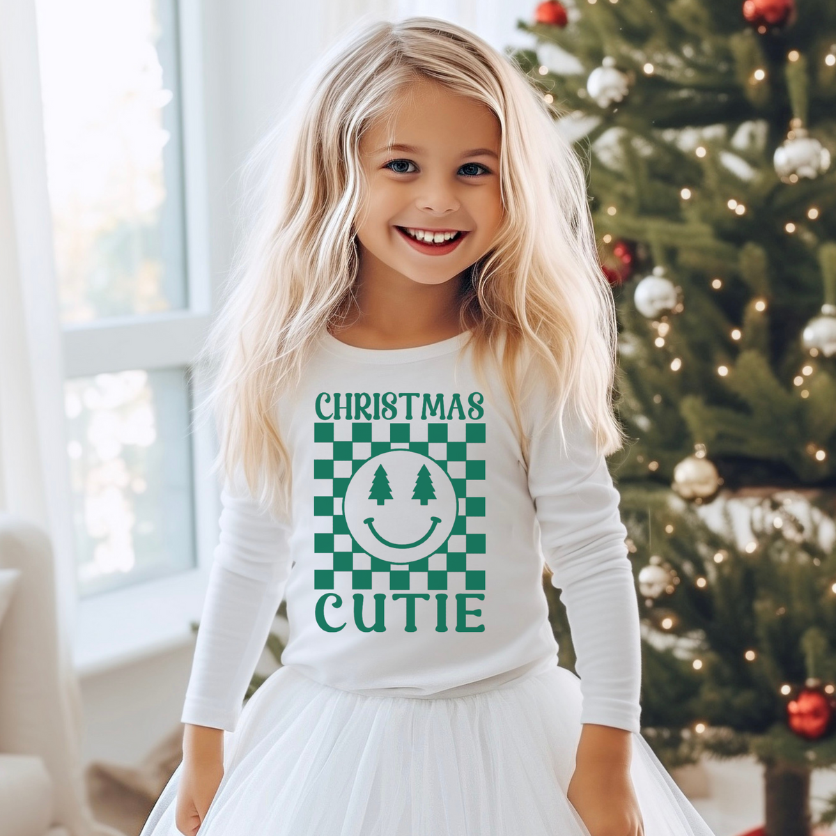 CHRISTMAS CUTIE TODDLER - THIN MATTE CLEAR FILM