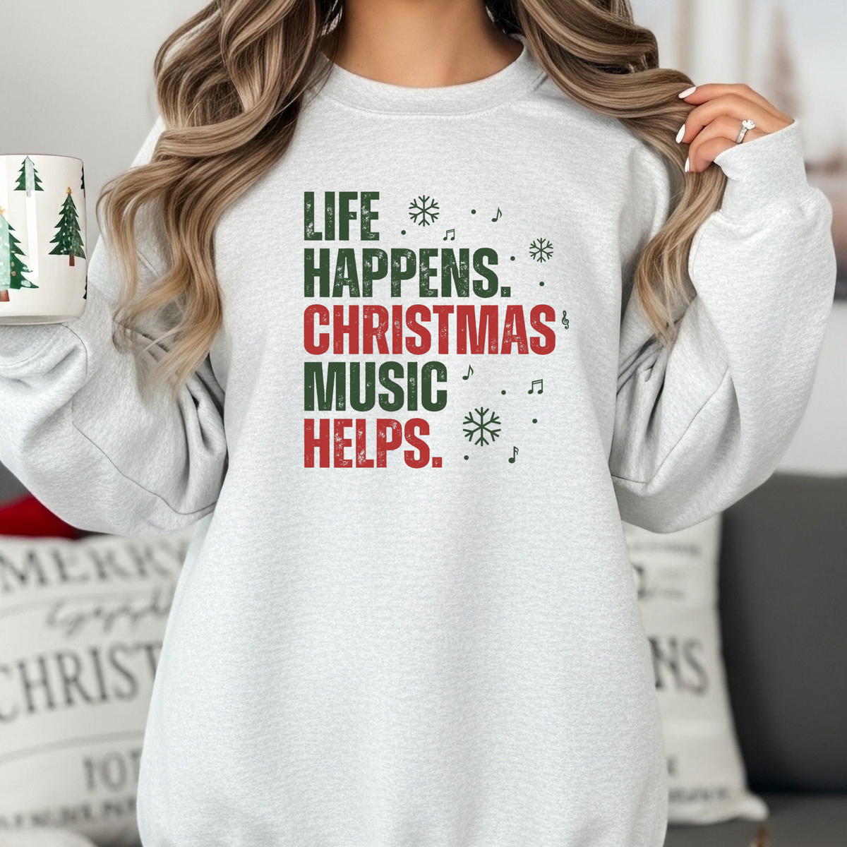 CHRISTMAS MUSIC HELPS - THIN MATTE CLEAR FILM