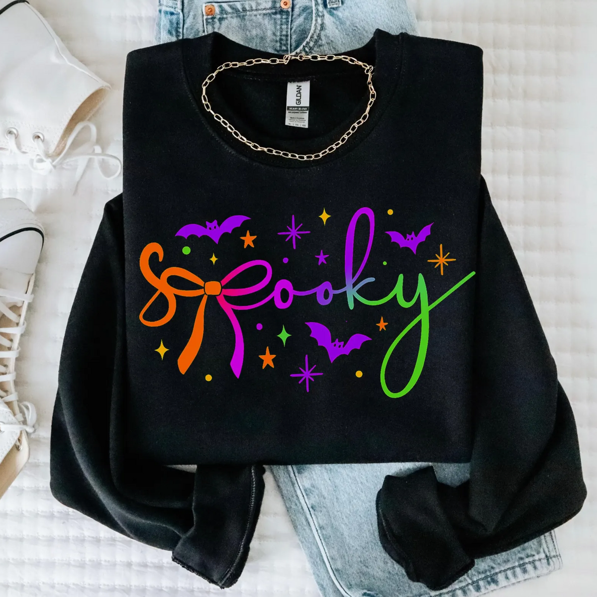 COQUETTE NEON SPOOKY - THIN MATTE CLEAR FILM