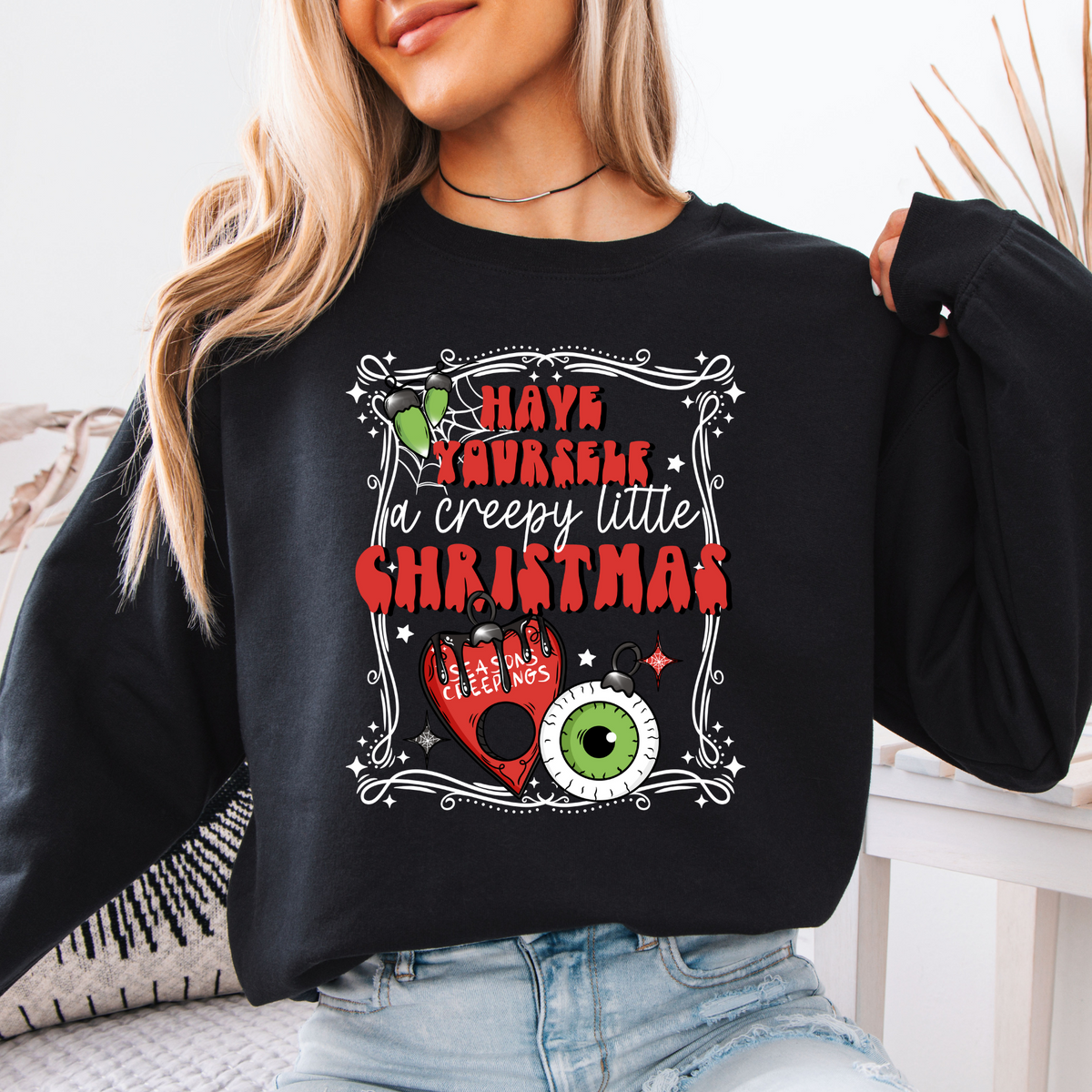 CREEPY LITTLE CHRISTMAS - THIN MATTE CLEAR FILM