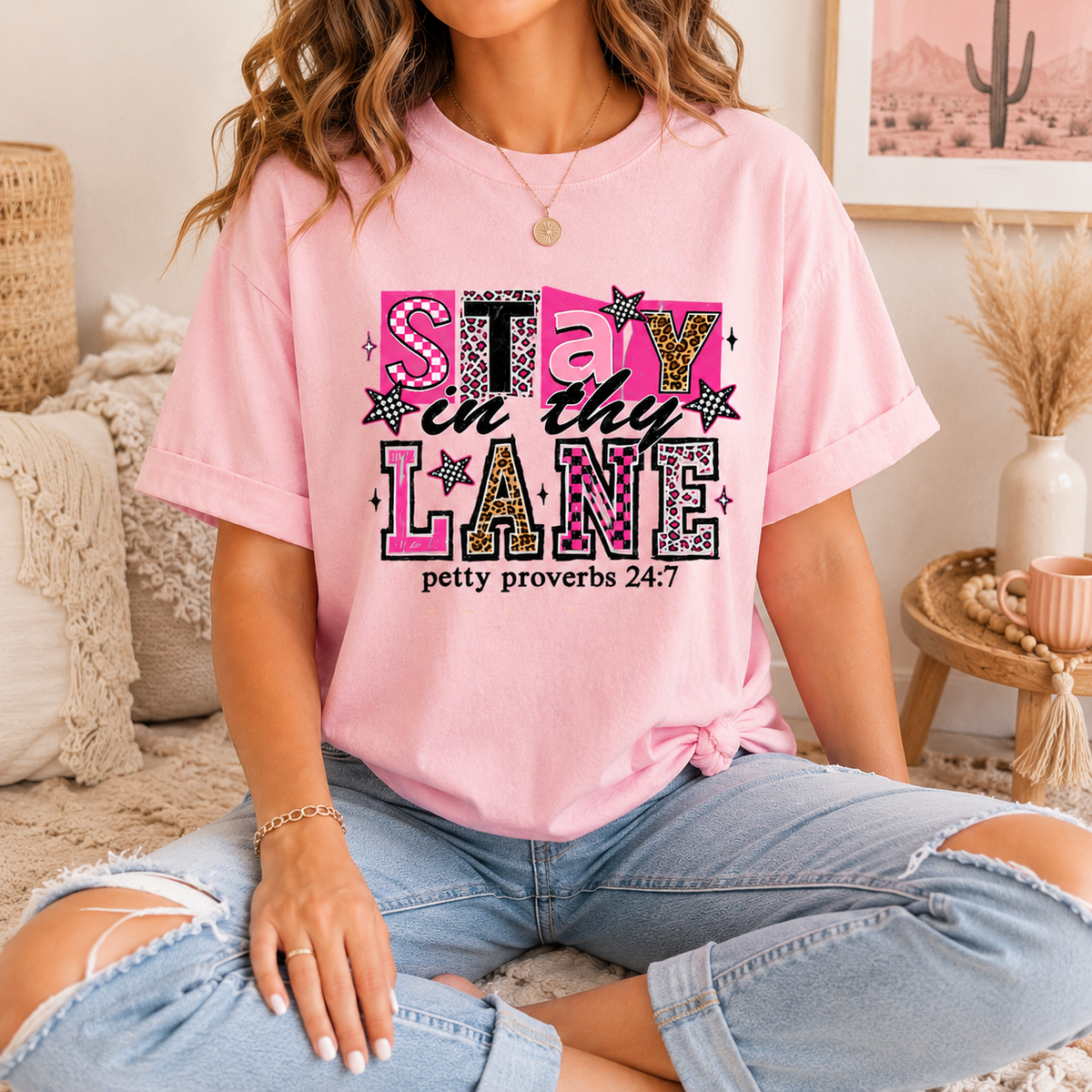 STAY IN THY LANE - THIN MATTE CLEAR FILM