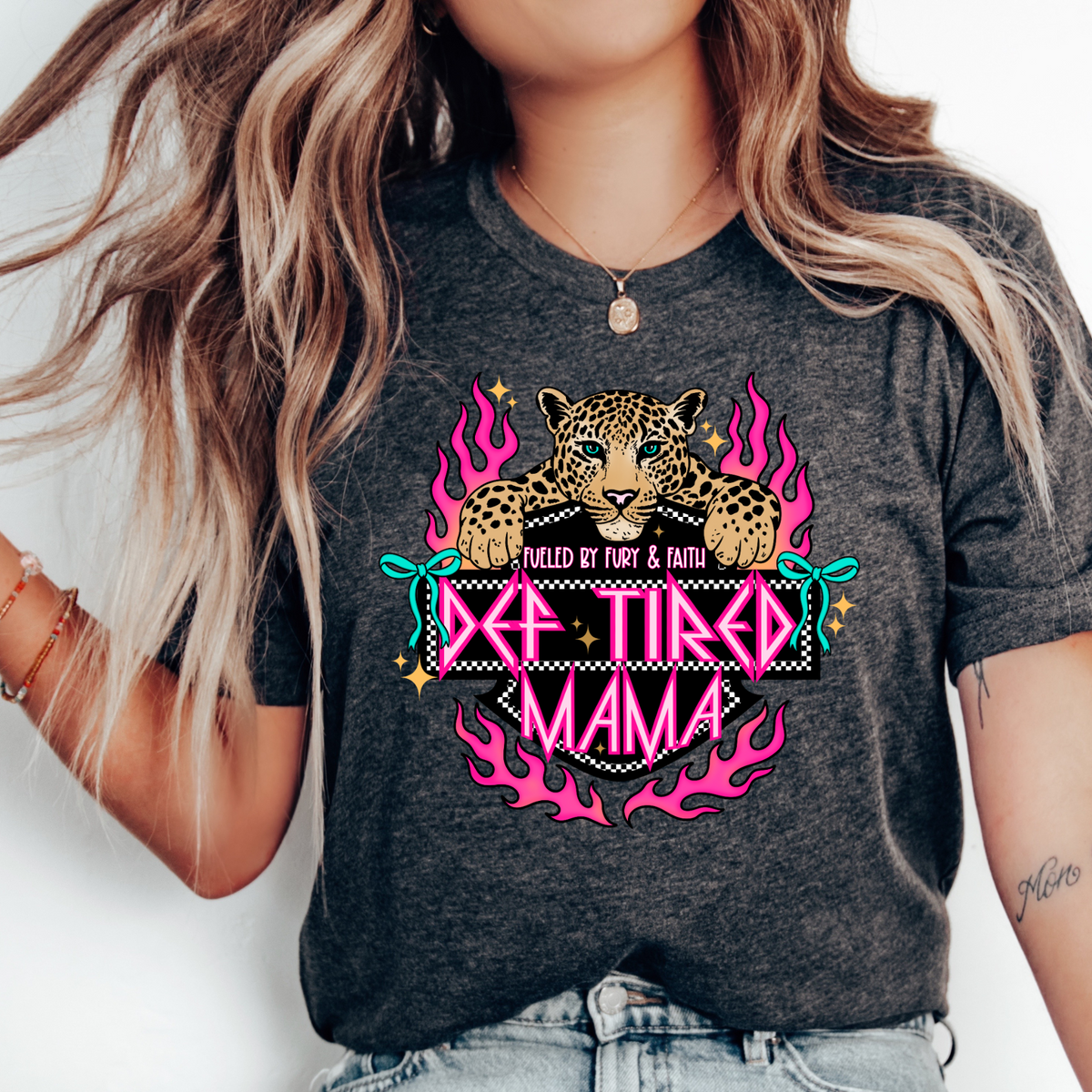 DEF TIRED MAMA - THIN MATTE CLEAR FILM