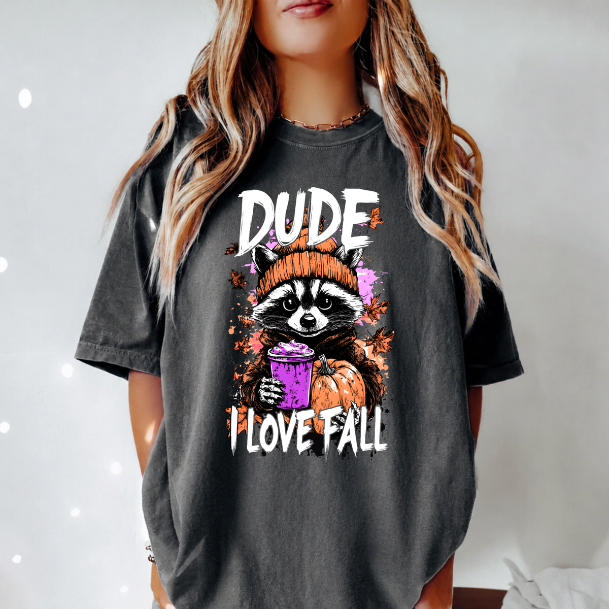 DUDE I LOVE FALL - THIN MATTE CLEAR FILM