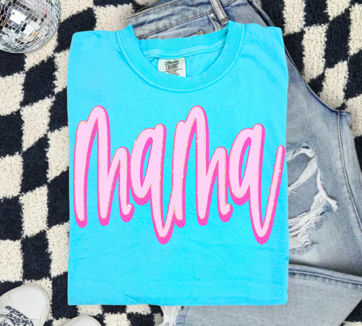 GLITTER MAMA - THIN MATTE CLEAR FILM