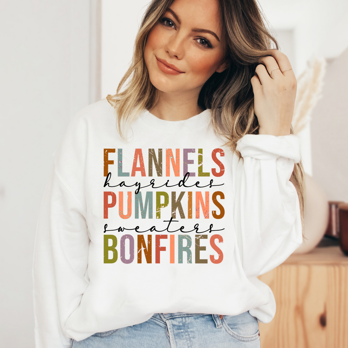 FLANNELS PUMPKINS BONFIRES - THIN MATTE CLEAR FILM