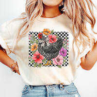 CHECKER FLORAL CHICKEN BUNDLE - THIN MATTE CLEAR FILM