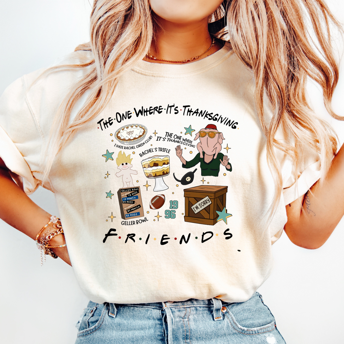 THE ONE WHERE IT'S THANKSGIVING - THIN MATTE CLEAR FILM