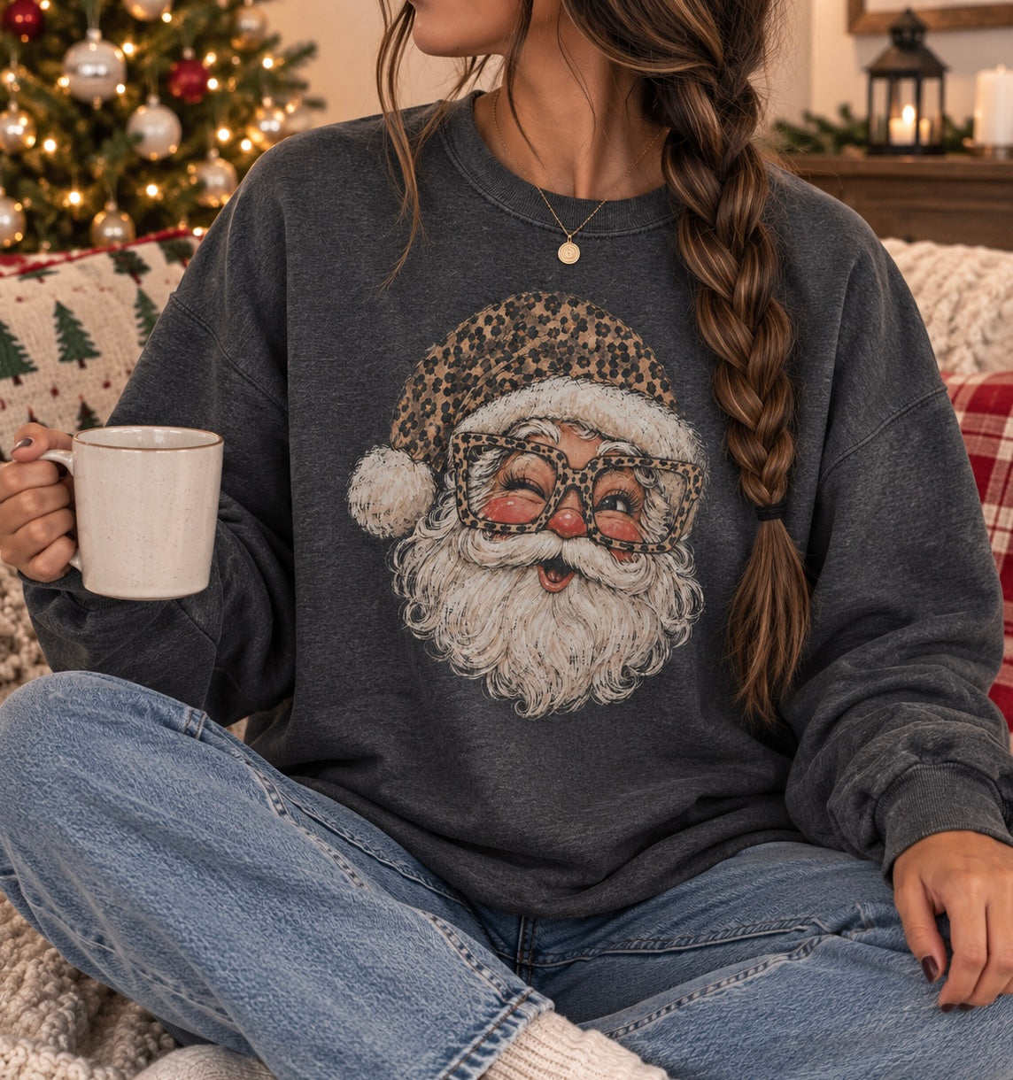 LEOPARD PRINT SANTA