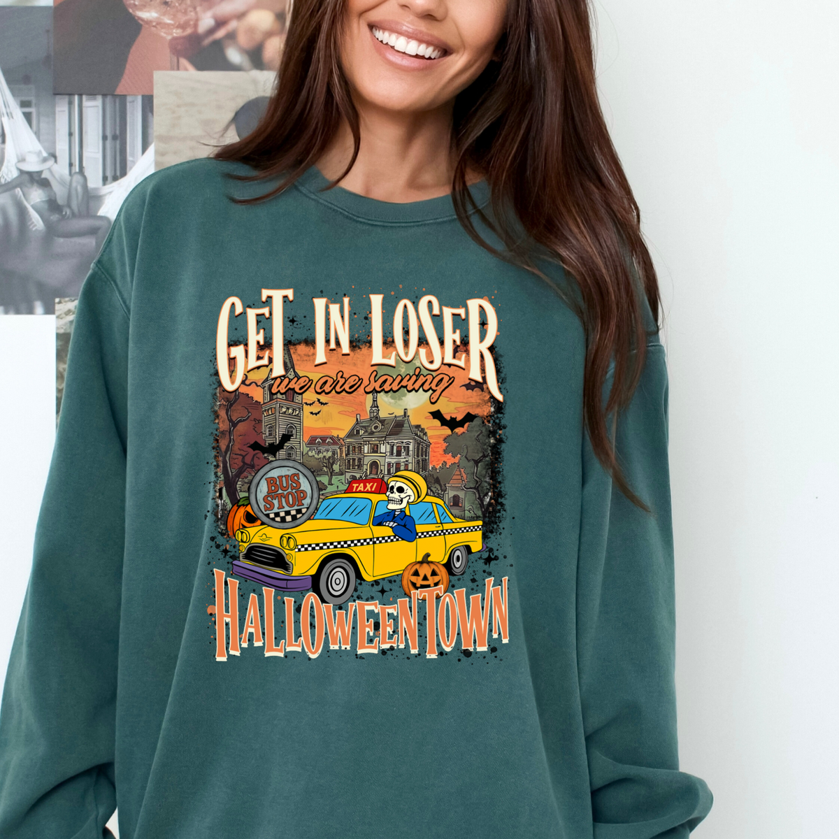 GET IN LOSER SAVING HALLOWEENTOWN - THIN MATTE CLEAR FILM