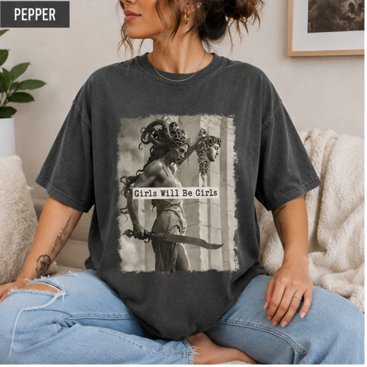 GIRLS WILL BE GIRLS - THIN MATTE CLEAR FILM
