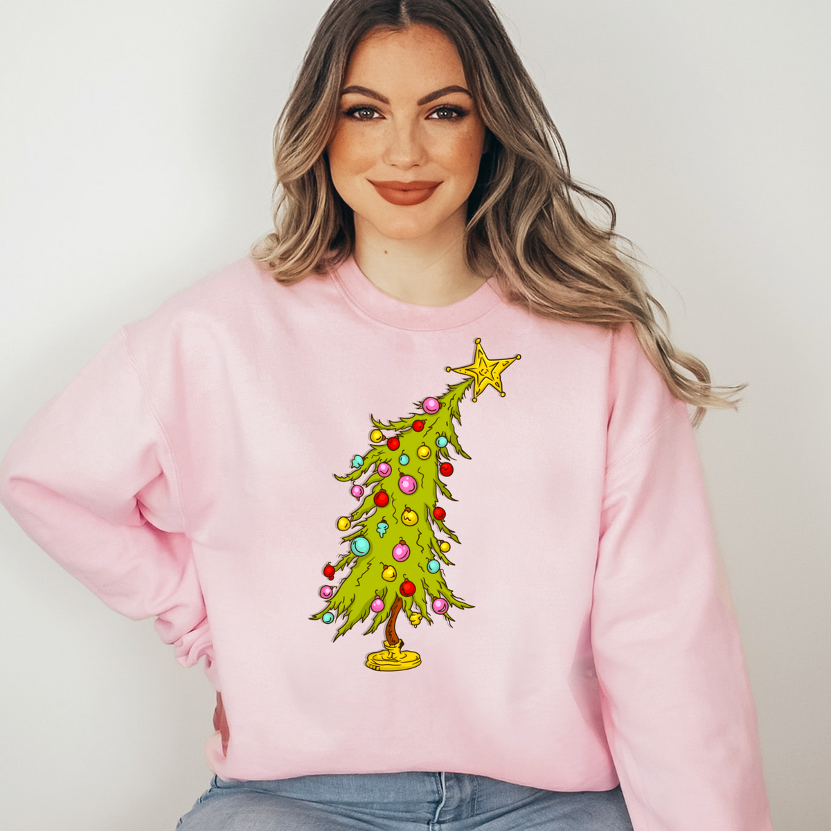 GRINCH TREE - THIN MATTE CLEAR FILM