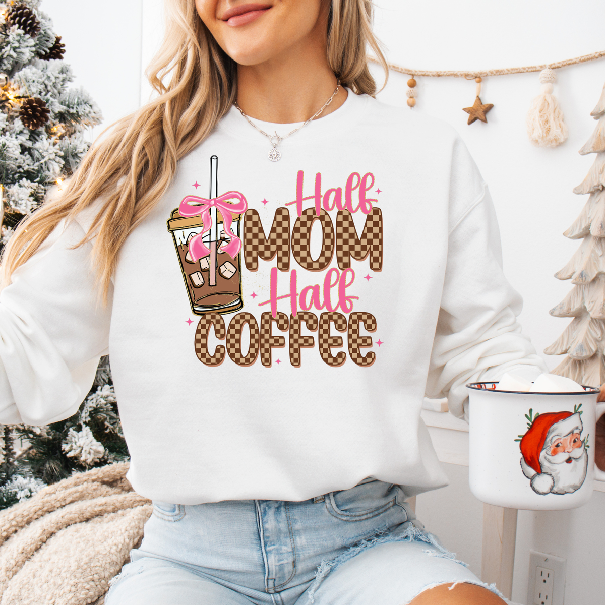 HALF MOM HALF COFFEE - THIN MATTE CLEAR FILM