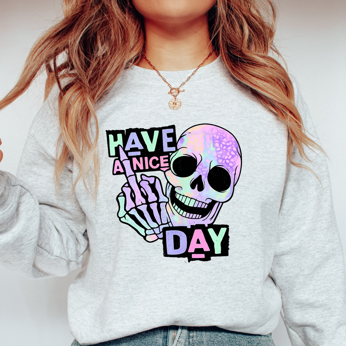 HAVE A NICE DAY  - THIN MATTE CLEAR FILM