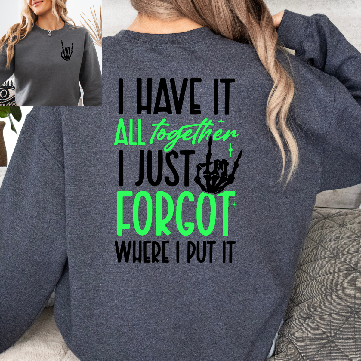 FORGOT WHERE I PUT IT W/ POCKET - THIN MATTE CLEAR FILM