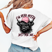 I'M HEAD HEFFA W/POCKET - THIN MATTE CLEAR FILM