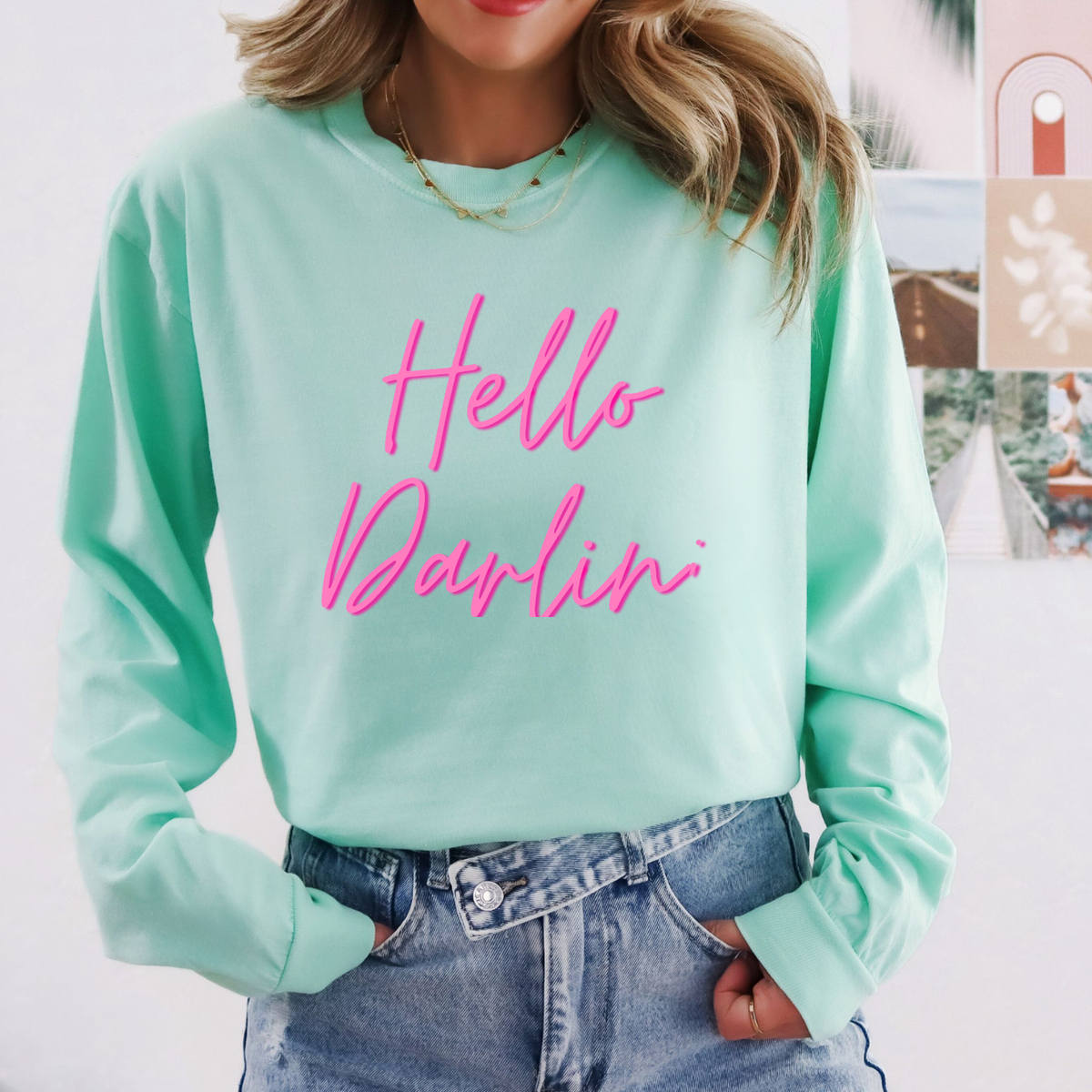 HELLO DARLIN' - THIN MATTE CLEAR FILM