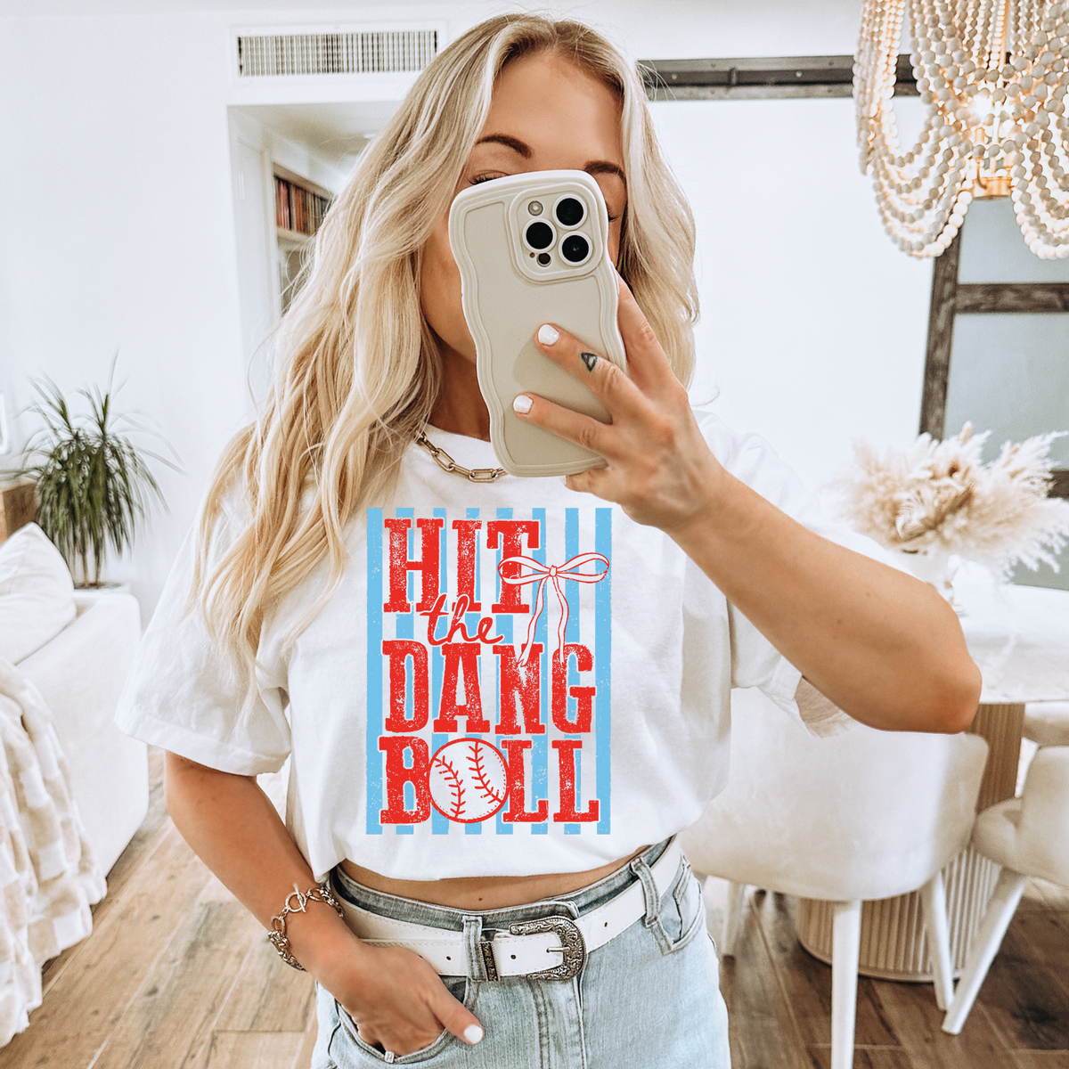 HIT THE DANG BALL - THIN MATTE CLEAR FILM