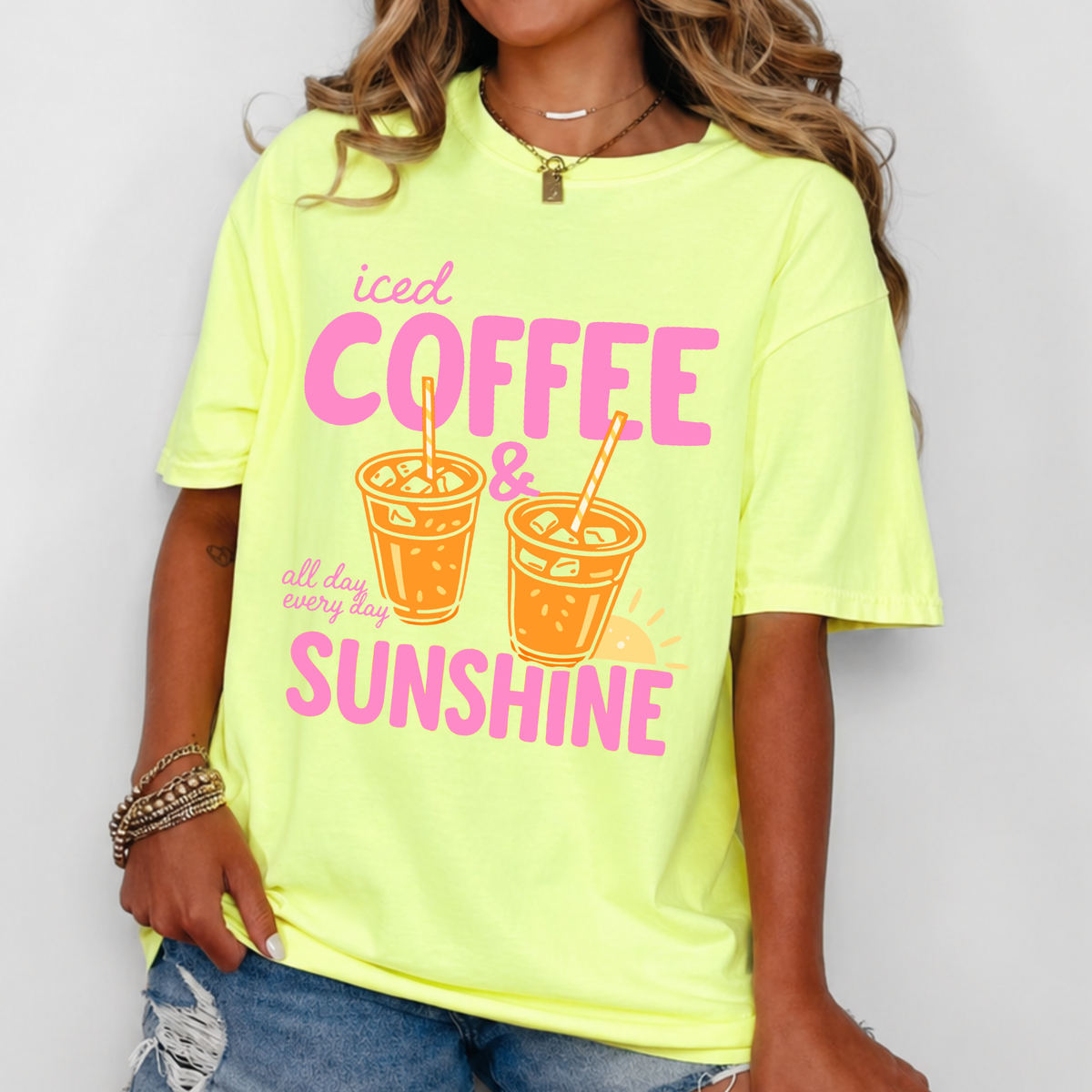 PINK ICED COFFEE - THIN MATTE CLEAR FILM