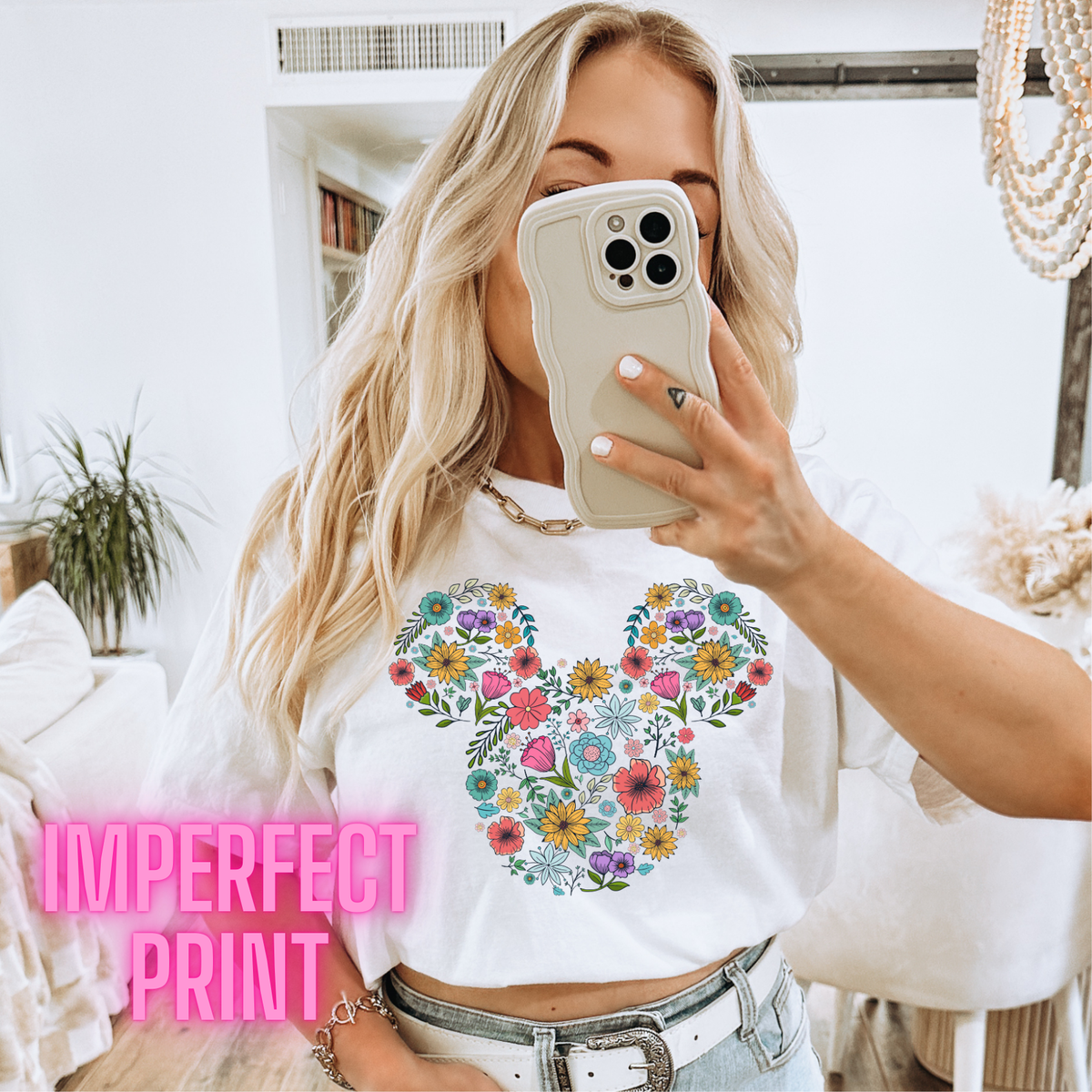 IMPERFECT FLOWER MOUSE  - THIN MATTE CLEAR FILM