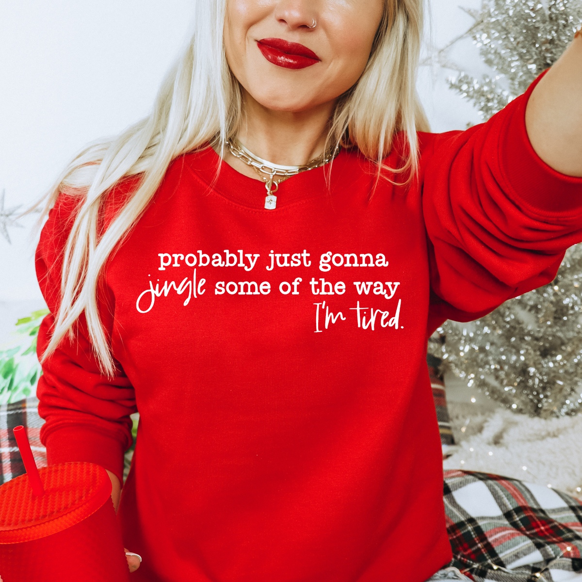 PROBABLY GONNA JINGLE SOME OF THE WAY - WHITE