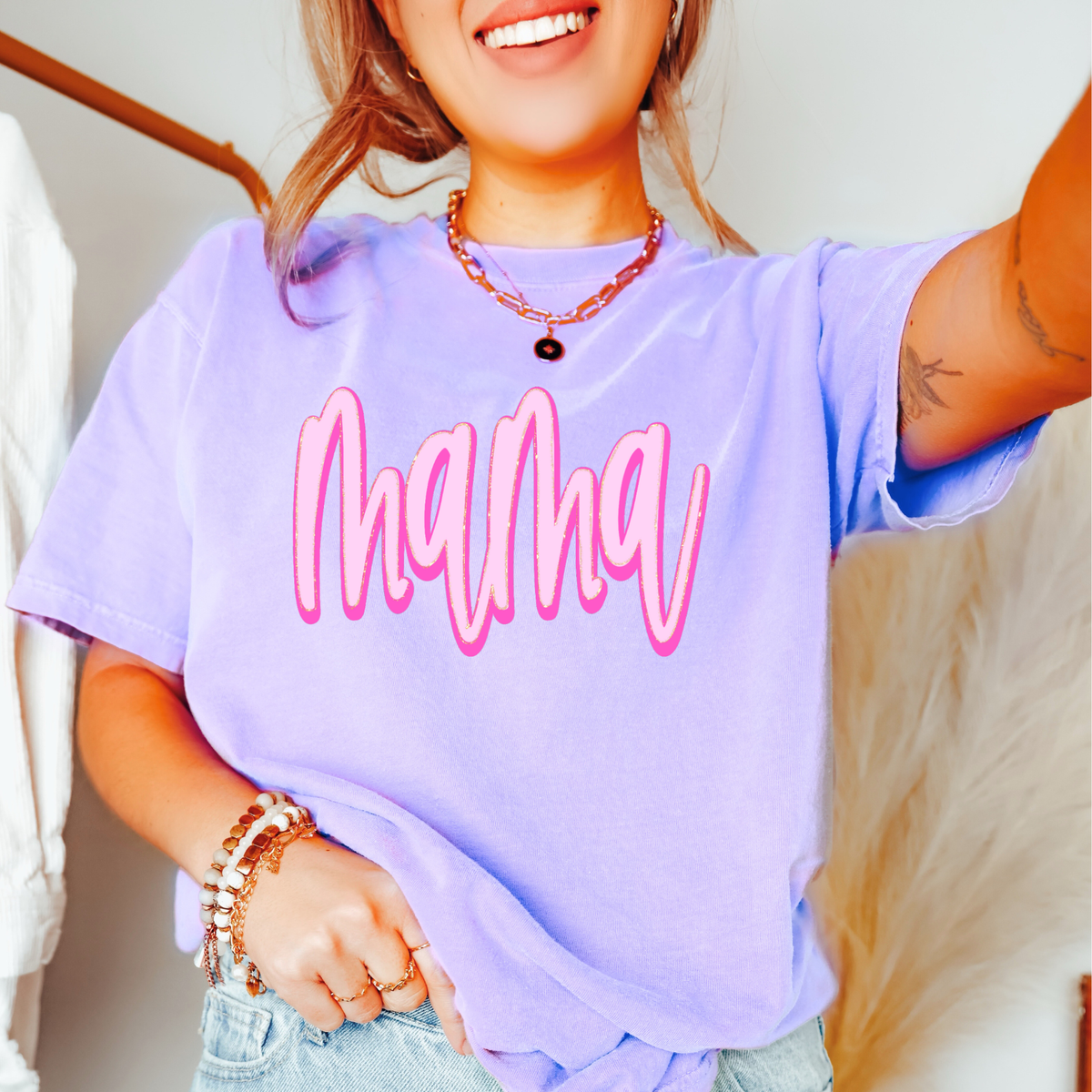 GLITTER MAMA - THIN MATTE CLEAR FILM