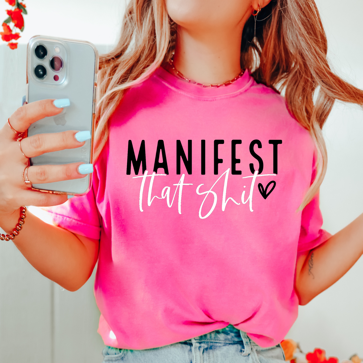 MANIFEST THAT SHIT - THIN MATTE CLEAR FILM