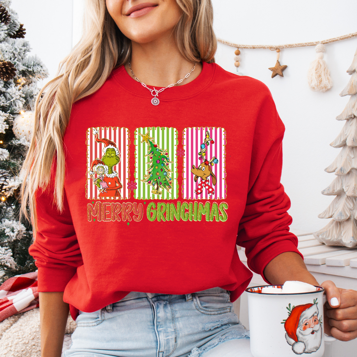MERRY GRINCHMAS - THIN MATTE CLEAR FILM