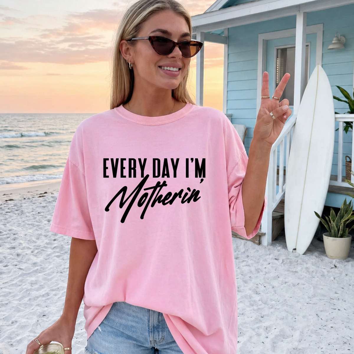 EVERY DAY I’M MOTHERIN- THIN MATTE CLEAR FILM
