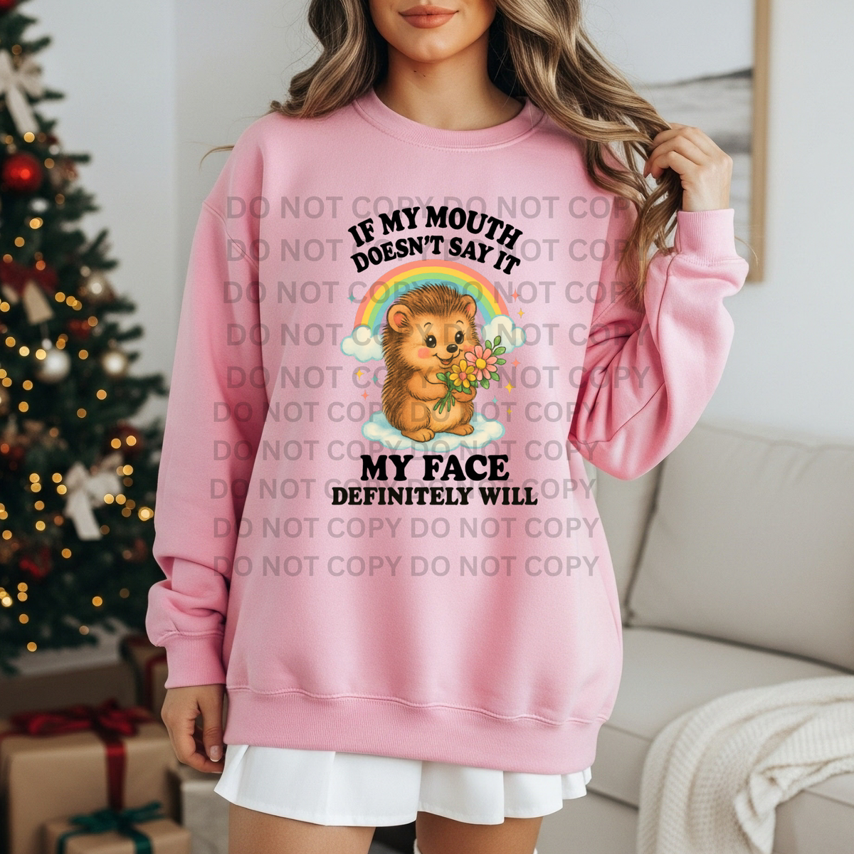 IF MY MOUTH DOESN'T SAY IT - THIN MATTE CLEAR FILM