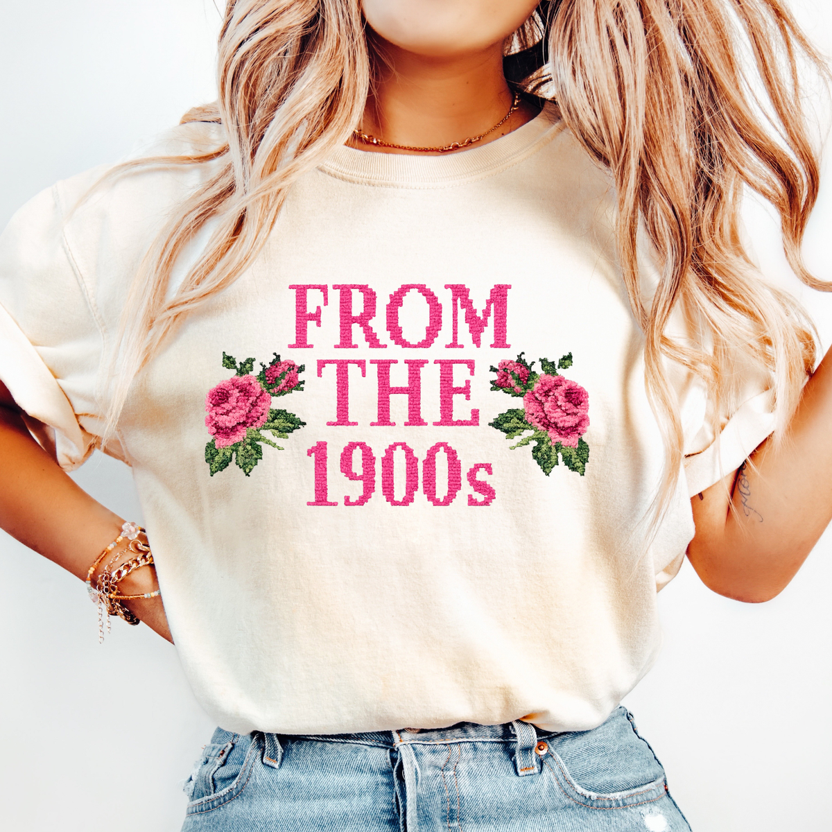 NEEDLEPOINT FROM THE 1900S - THIN MATTE CLEAR FILM