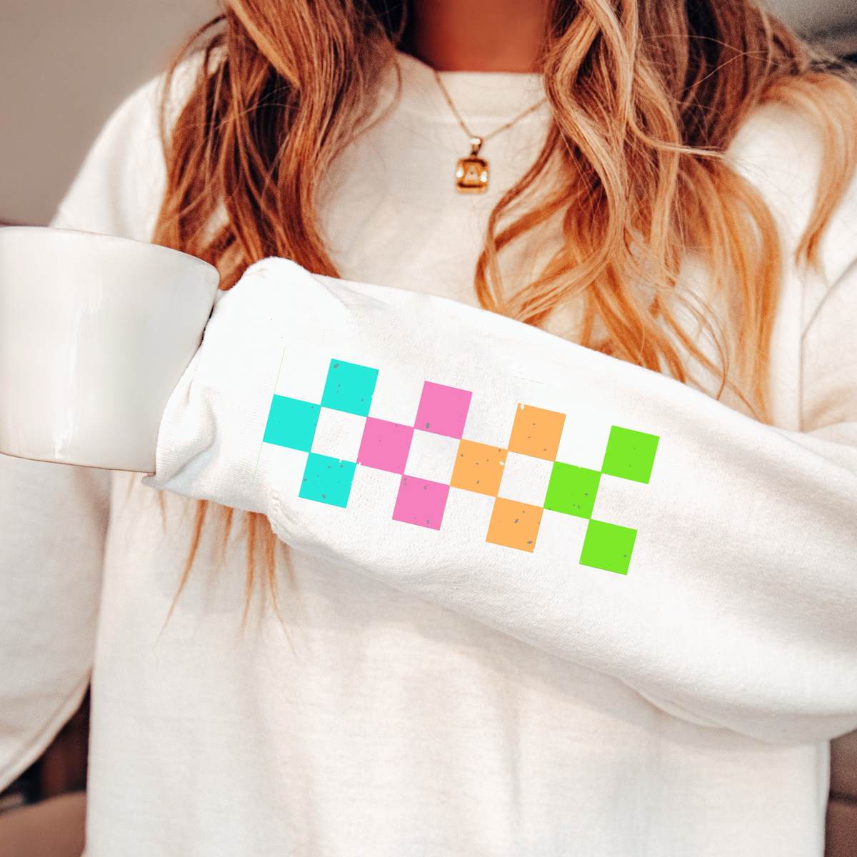 NEON CHECKER SLEEVE 2 PACK- THIN MATTE CLEAR FILM