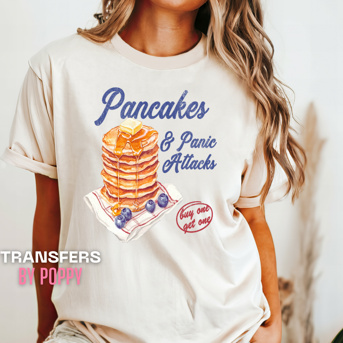 PANCAKES AND PANIC ATTACKS - THIN MATTE CLEAR FILM