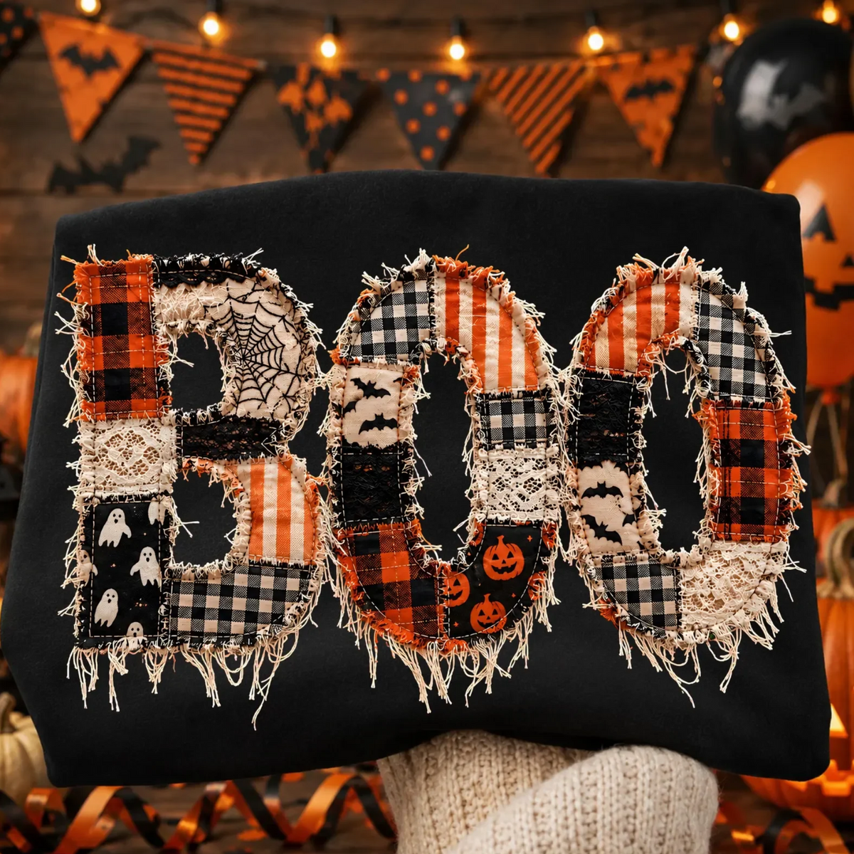 SHIPS OCT 3RD PATCHWORK BOO