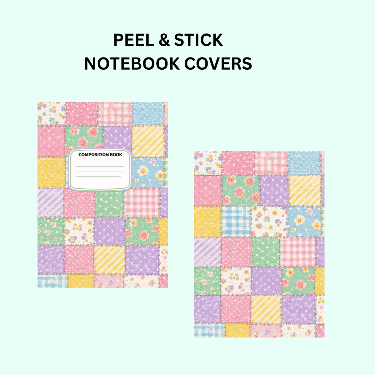 PATCHWORK NOTEBOOK COVER SET - MADE TO ORDER