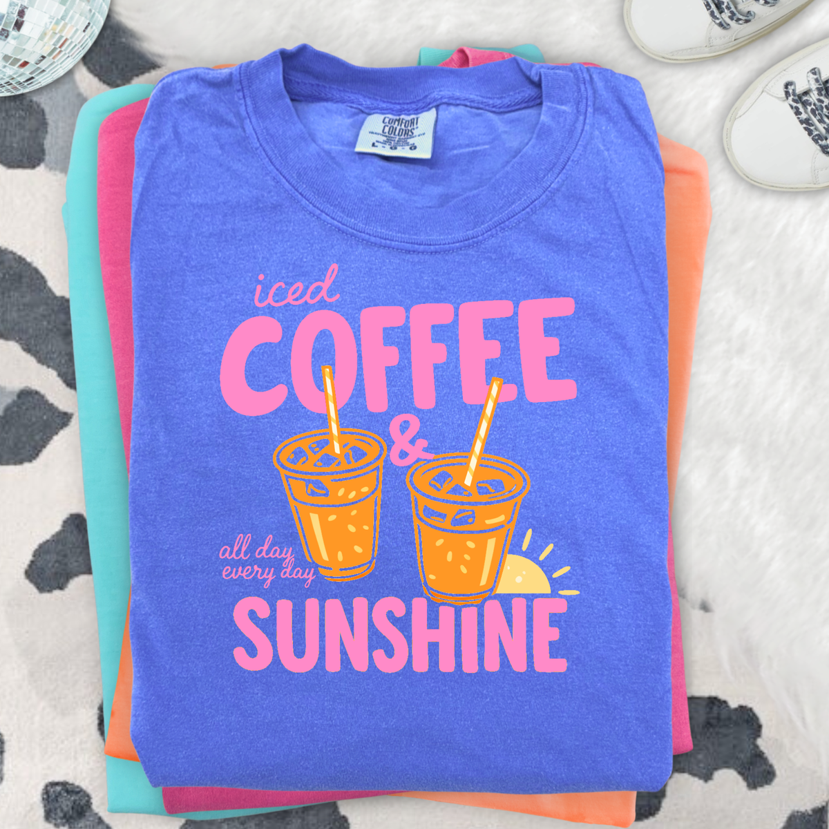 PINK ICED COFFEE - THIN MATTE CLEAR FILM