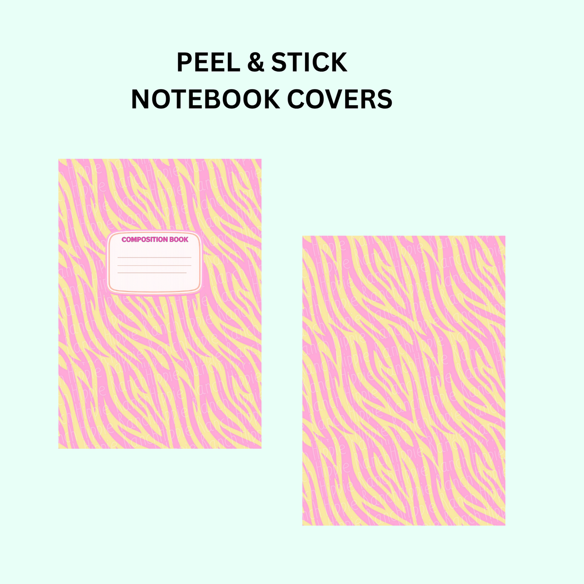 PINK ZEBRA COVER SET - MADE TO ORDER