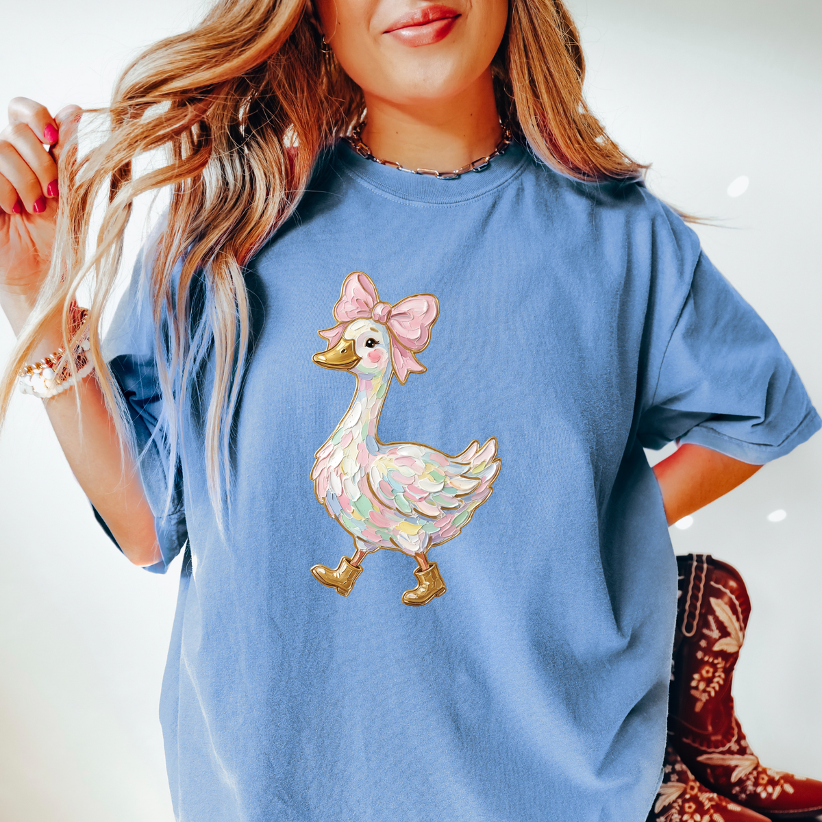 PASTEL PREPPY GOOSE - THIN MATTE CLEAR FILM