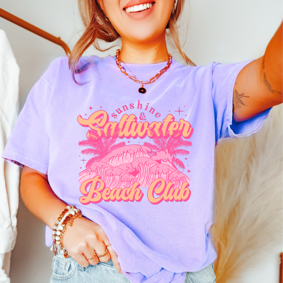 SALTWATER BEACH CLUB - THIN MATTE CLEAR FILM