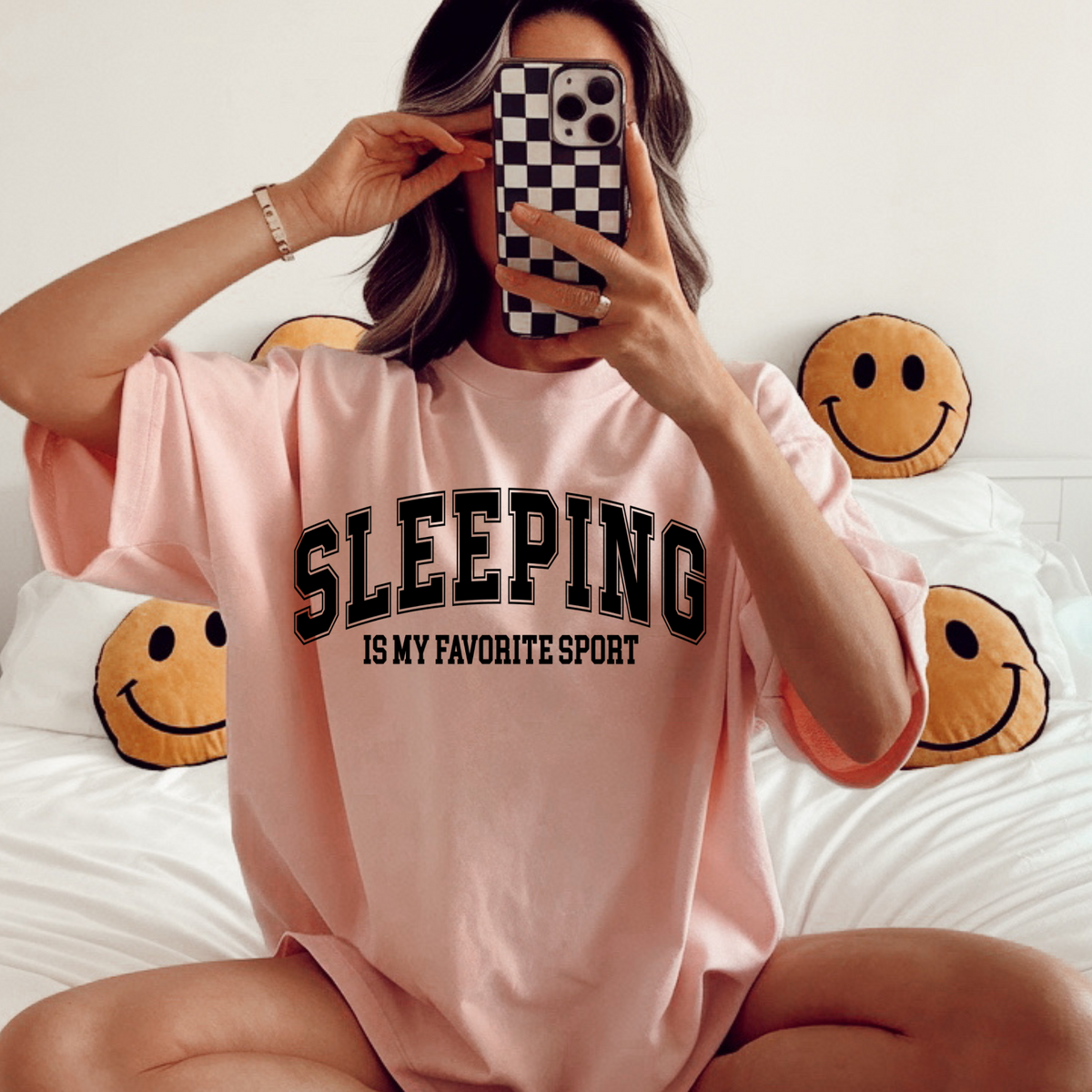 SLEEPING IS MY FAV SPORT - BLACK