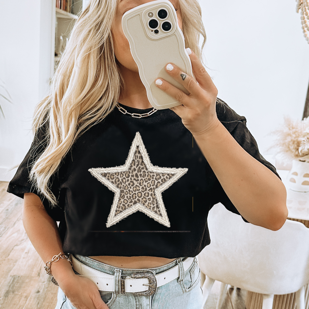 LEOPARD STAR - THIN MATTE CLEAR FILM